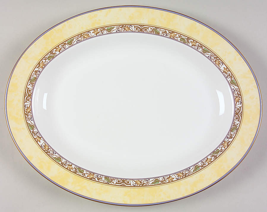 Cannes 14" Oval Serving Platter by Villeroy & Boch-1