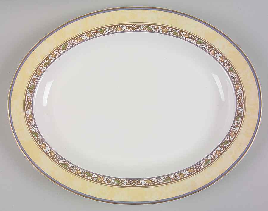 Cannes 16" Oval Serving Platter by Villeroy & Boch-1