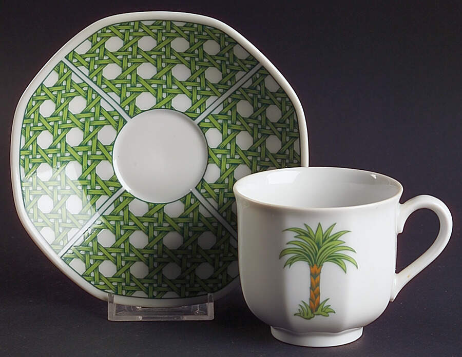 Caribic Flat Cup & Saucer Set by Villeroy & Boch-1