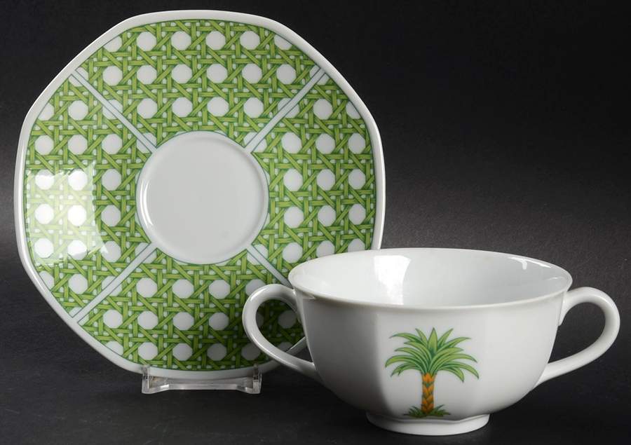 Caribic Flat Cream Soup Bowl & Saucer Set by Villeroy & Boch-1