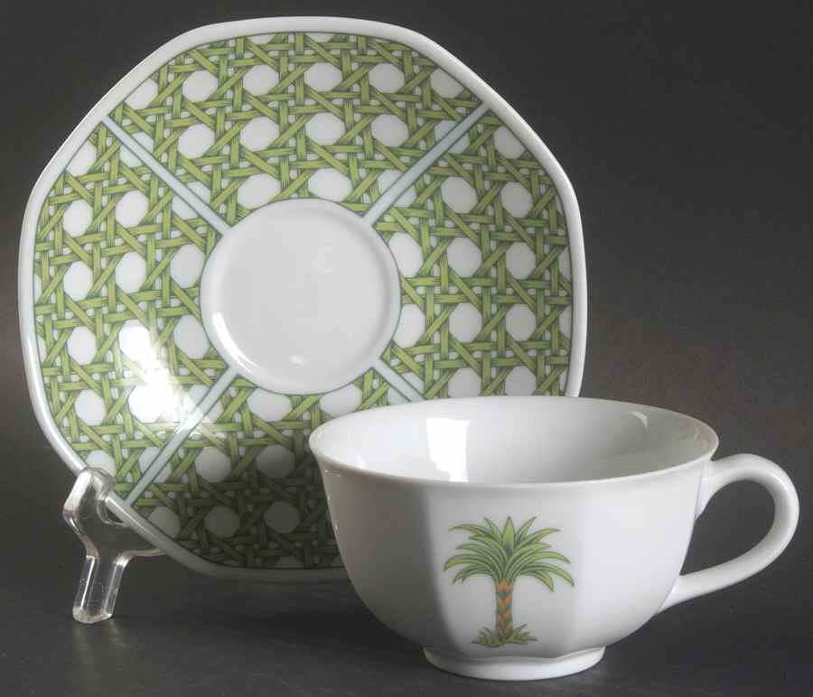 Caribic Flat Cup & Saucer Set by Villeroy & Boch-1