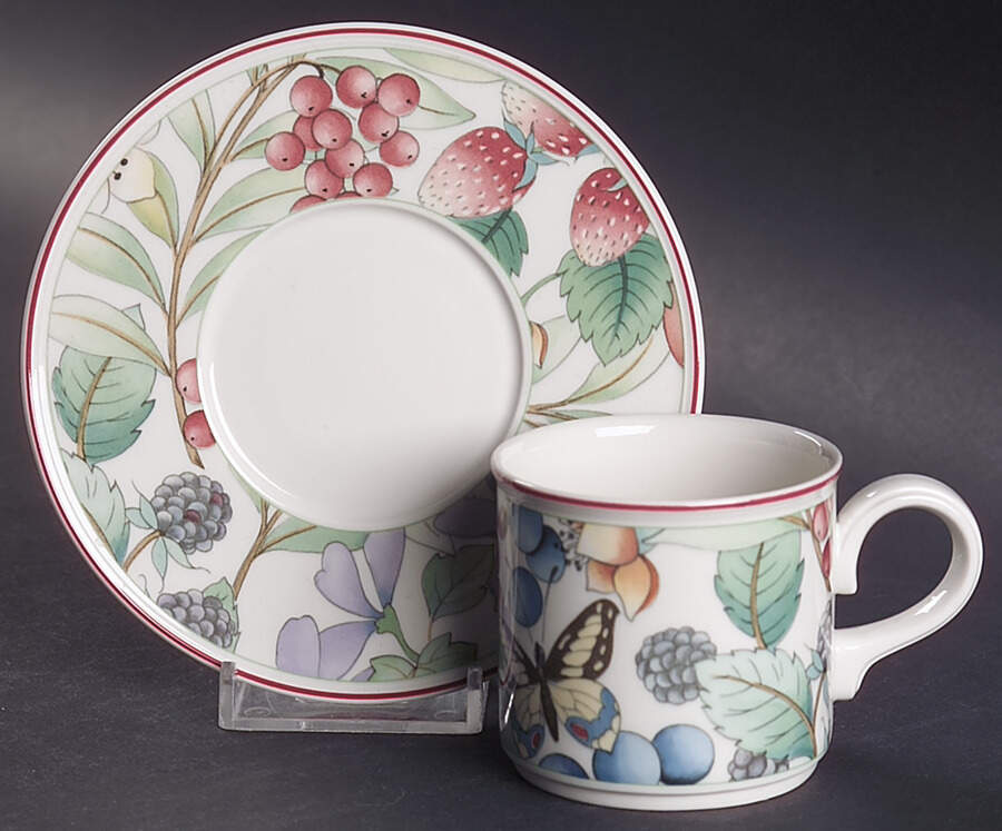 Catalina Flat Demitasse Cup & Saucer Set by Villeroy & Boch-1