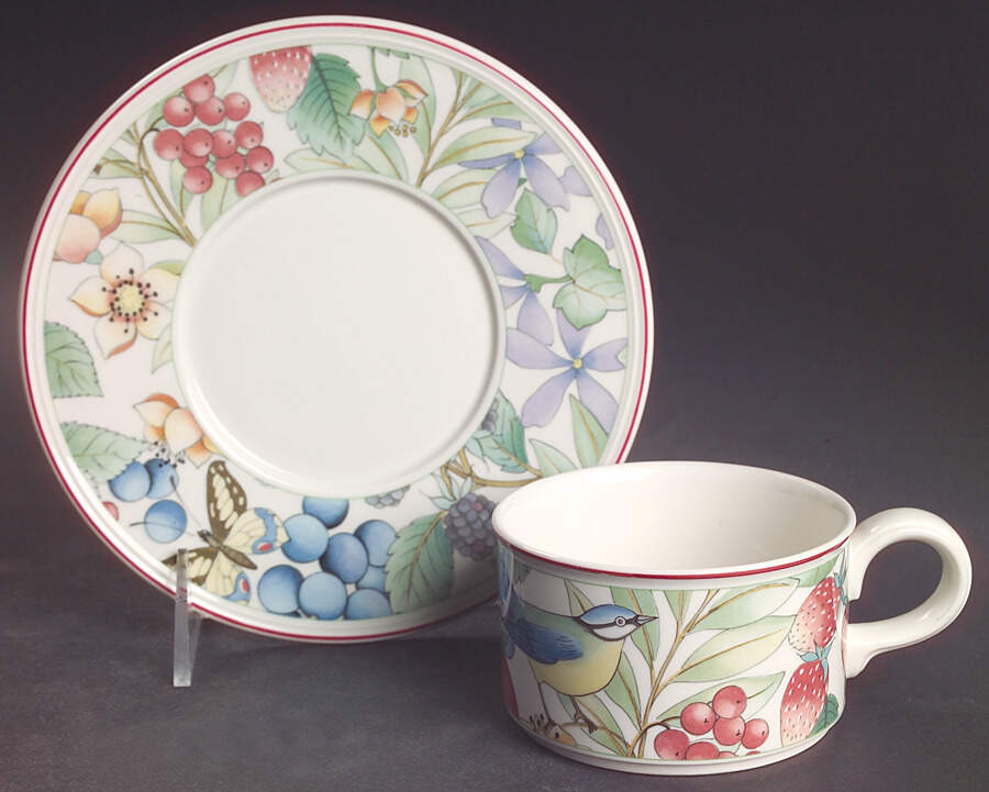 Catalina Flat Cup & Saucer Set by Villeroy & Boch-1