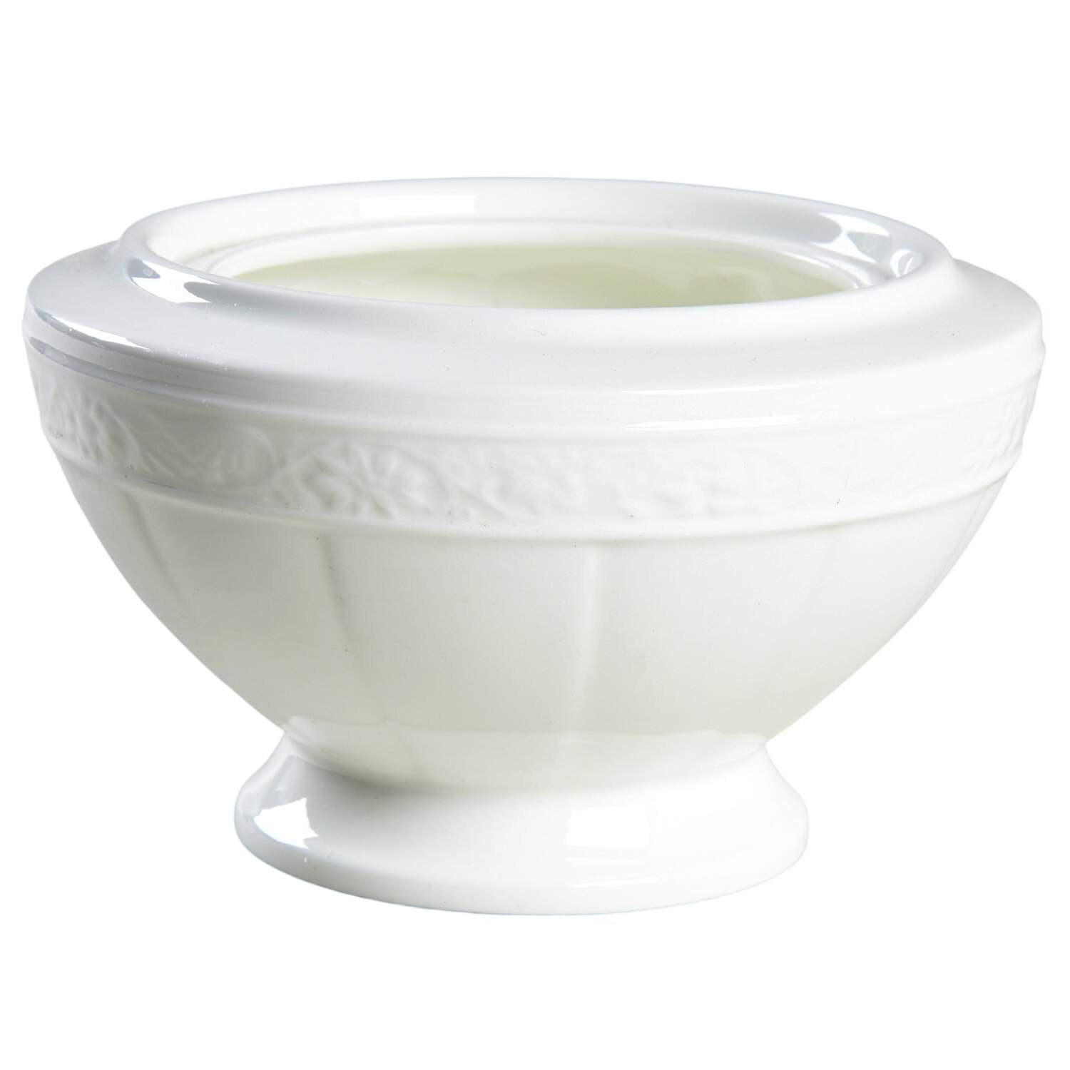 Cameo White (Weiss) Sugar Bowl No Lid by Villeroy & Boch-1