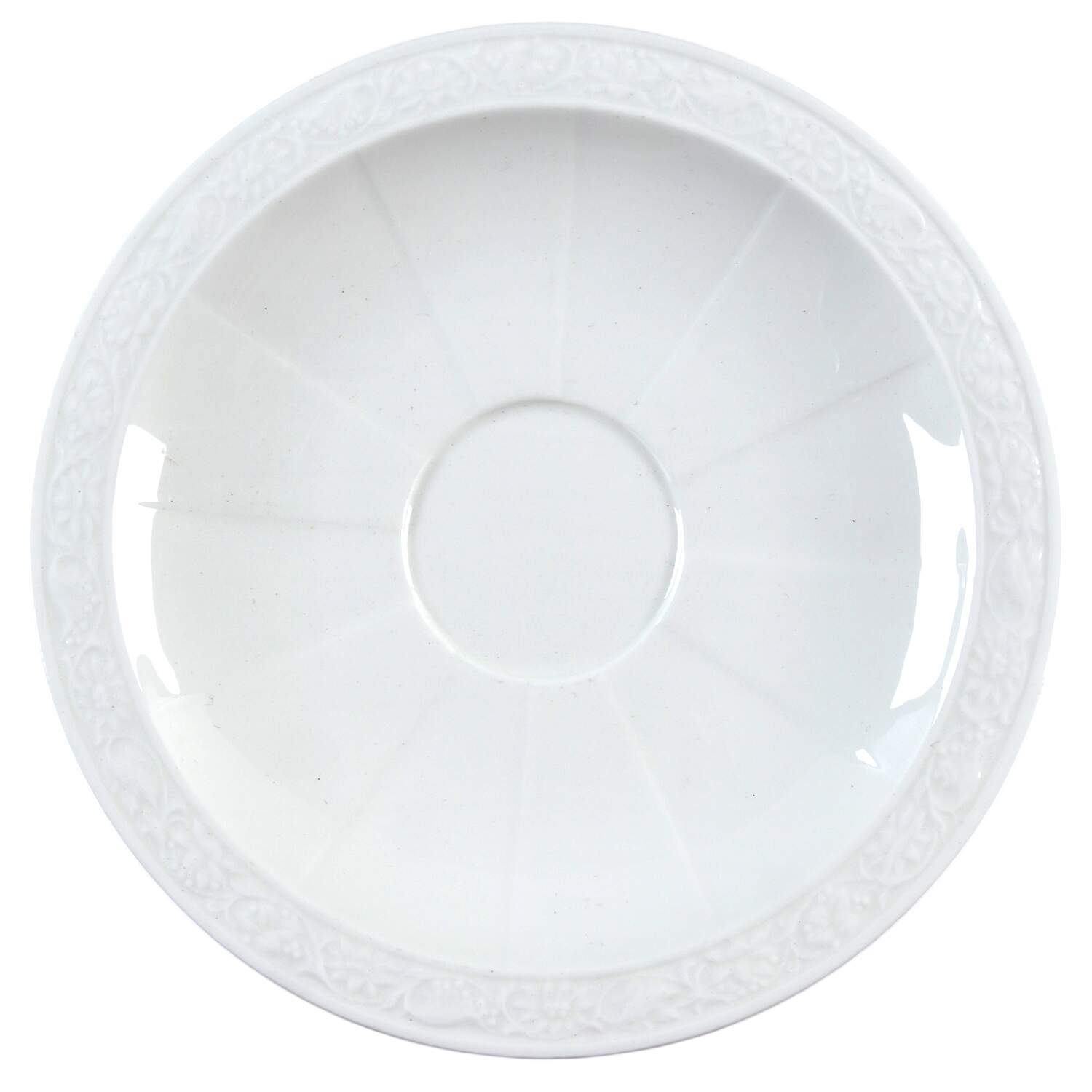 Cameo White (Weiss) Saucer by Villeroy & Boch-1