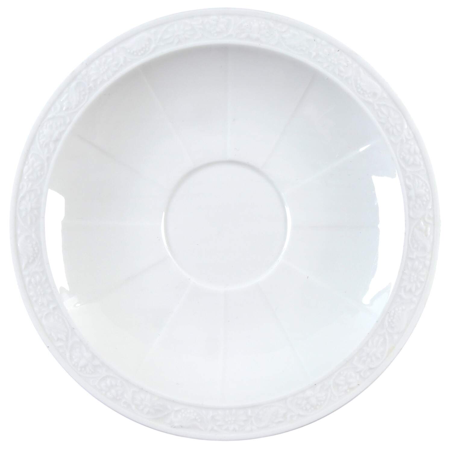 Cameo White (Weiss) Breakfast/Cream Soup Saucer for CSSBRL by Villeroy & Boch-1