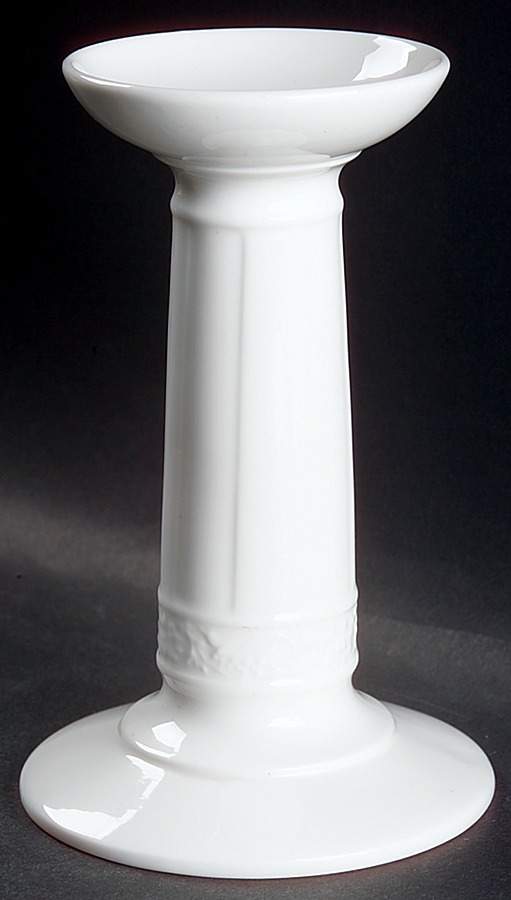 Cameo White (Weiss) Tall Candlestick by Villeroy & Boch-1