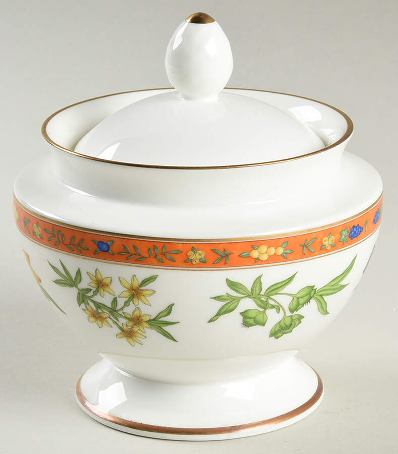 Celine Fleurs (Heinrich) Sugar Bowl & Lid by Villeroy & Boch-1