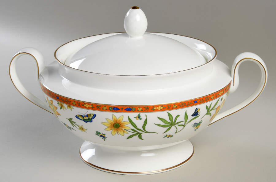Celine Fleurs (Heinrich) Round Covered Vegetable by Villeroy & Boch-1