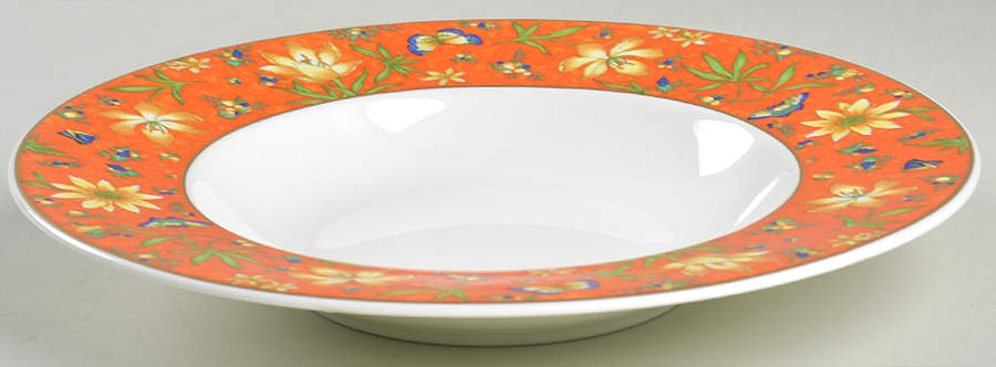 Celine Orange Large Rim Soup Bowl by Villeroy & Boch-1
