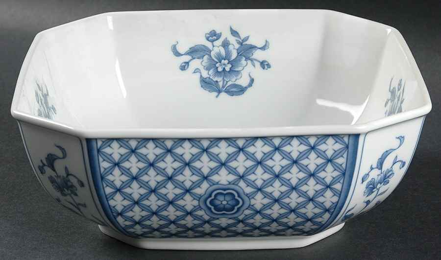 China Blue 8" Square Vegetable Bowl by Villeroy & Boch-1