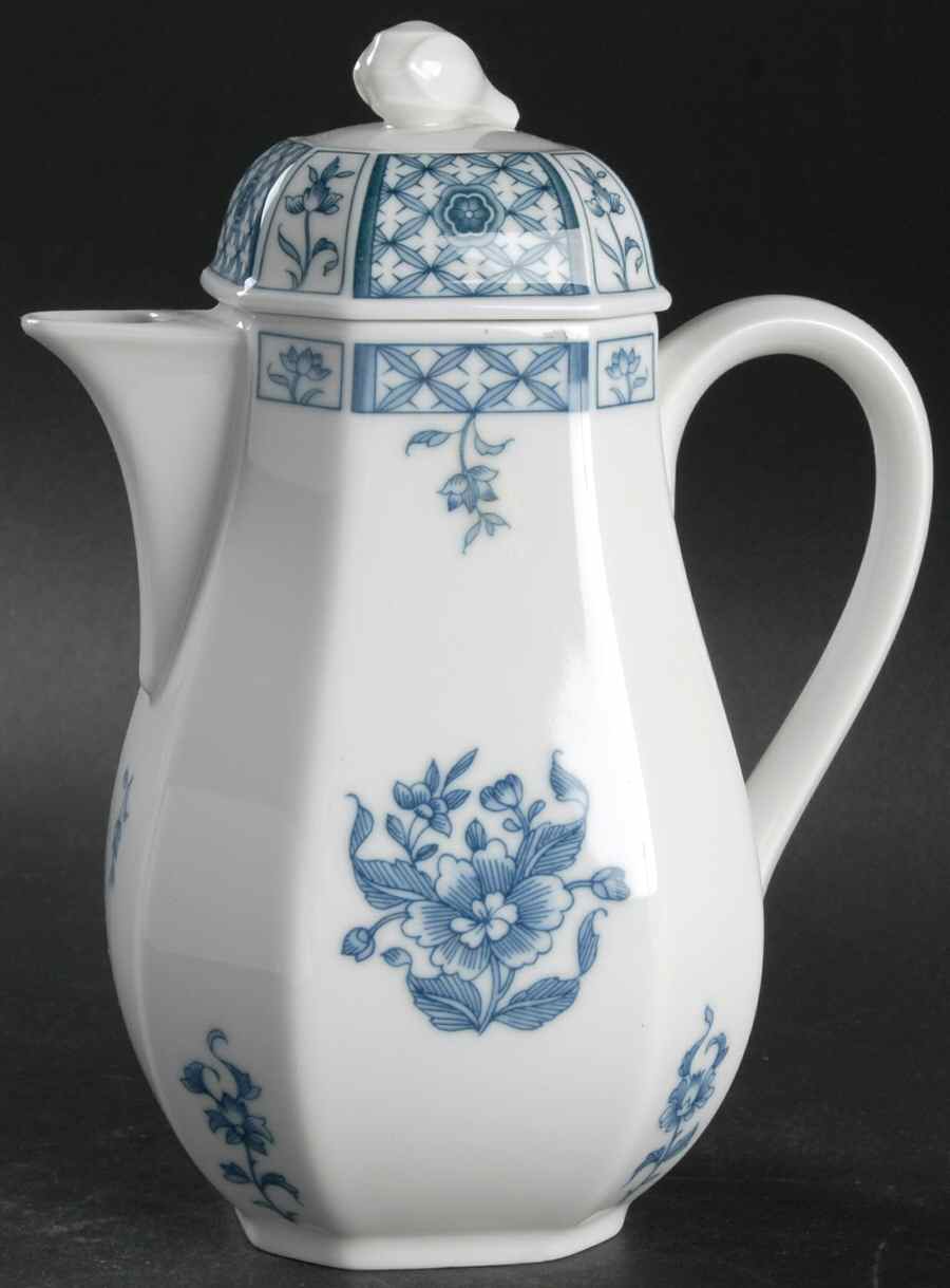 China Blue Mini Coffee Pot & Lid by Villeroy & Boch-1