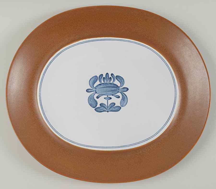 Chekiang 15" Oval Serving Platter by Villeroy & Boch-1