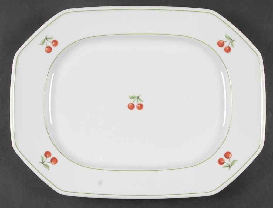 Cherry 14" Oval Serving Platter by Villeroy & Boch-1