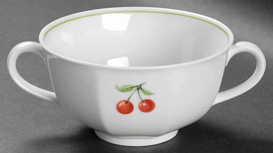 Cherry Flat Cream Soup Bowl by Villeroy & Boch-1