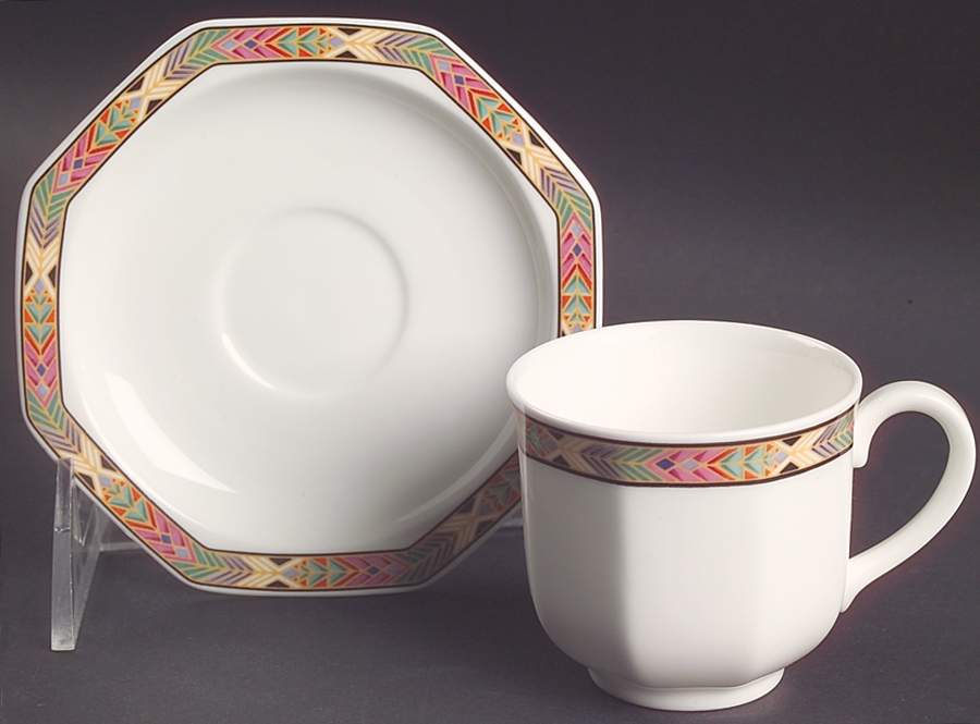 Cheyenne Flat Demitasse Cup & Saucer Set by Villeroy & Boch-1