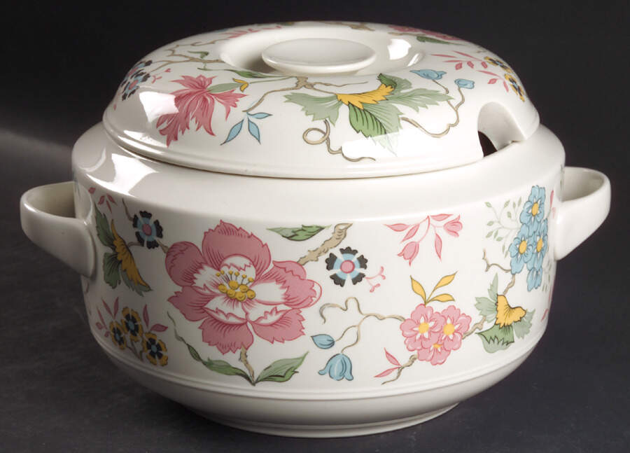 Chintz Tureen &  Lid by Villeroy & Boch-1