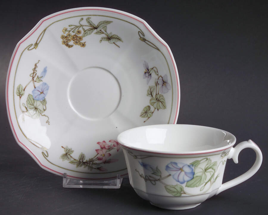 Clarissa Flat Cup & Saucer Set by Villeroy & Boch-1