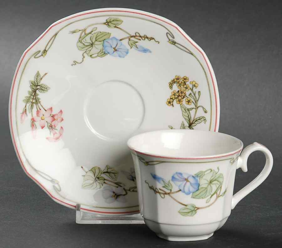 Clarissa Flat Demitasse Cup & Saucer Set by Villeroy & Boch-1