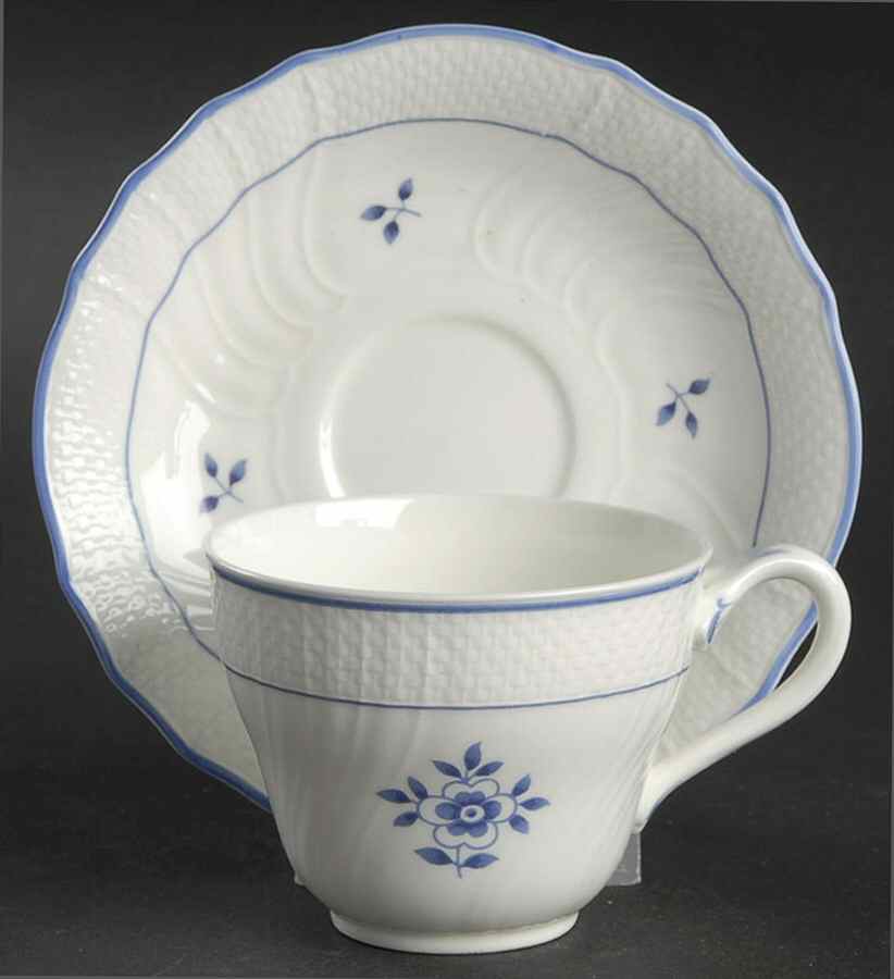 Coburg Flat Demitasse Cup & Saucer Set by Villeroy & Boch-1
