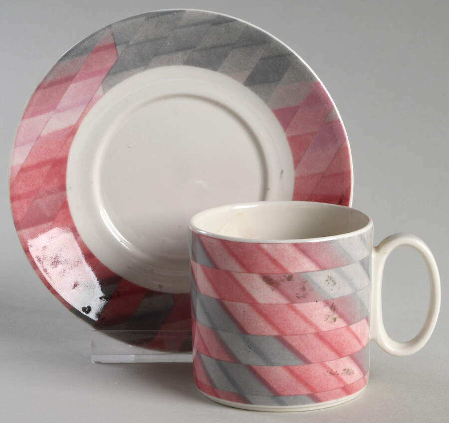 Collage Flat Demitasse Cup & Saucer Set by Villeroy & Boch-1