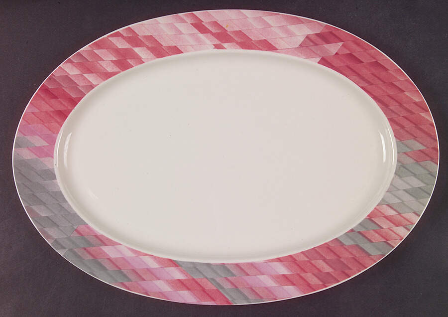 Collage 14" Oval Serving Platter by Villeroy & Boch-1