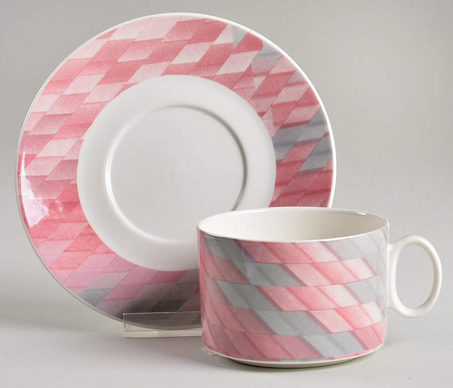Collage Flat Cup & Saucer Set by Villeroy & Boch-1