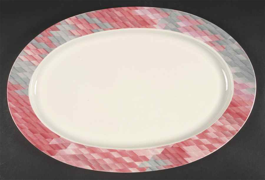 Collage 17" Oval Serving Platter by Villeroy & Boch-1