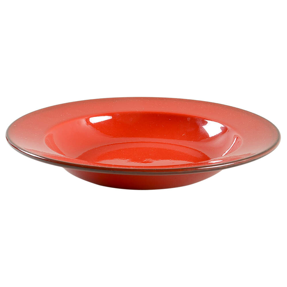 Cordoba Cordova Red (Brown Trim) Rim Soup Bowl by Villeroy & Boch-1