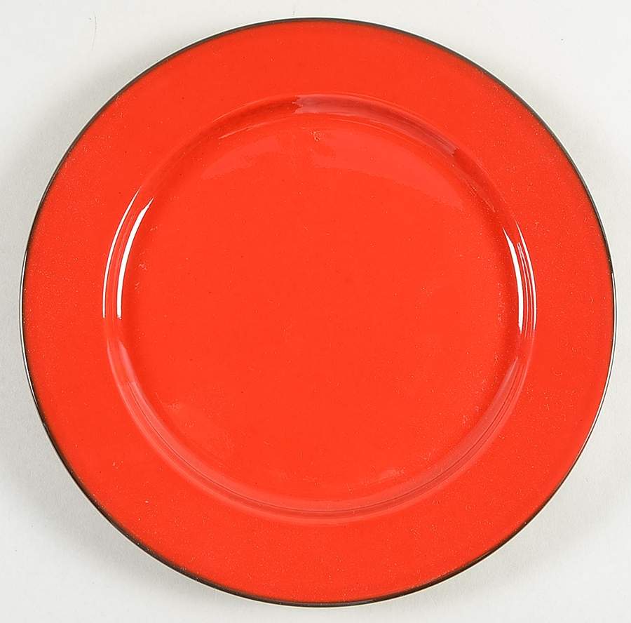 Cordoba Cordova Red (Brown Trim) Luncheon Plate by Villeroy & Boch-1