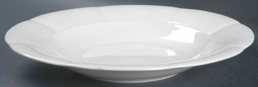 Damasco White Large Rim Soup Bowl by Villeroy & Boch-1