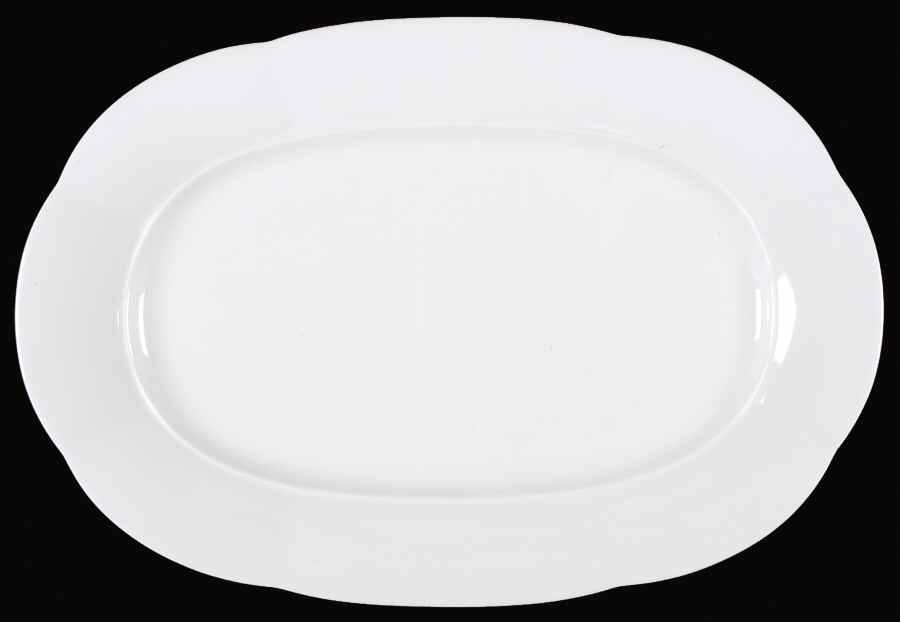 Damasco White 15" Oval Serving Platter by Villeroy & Boch-1