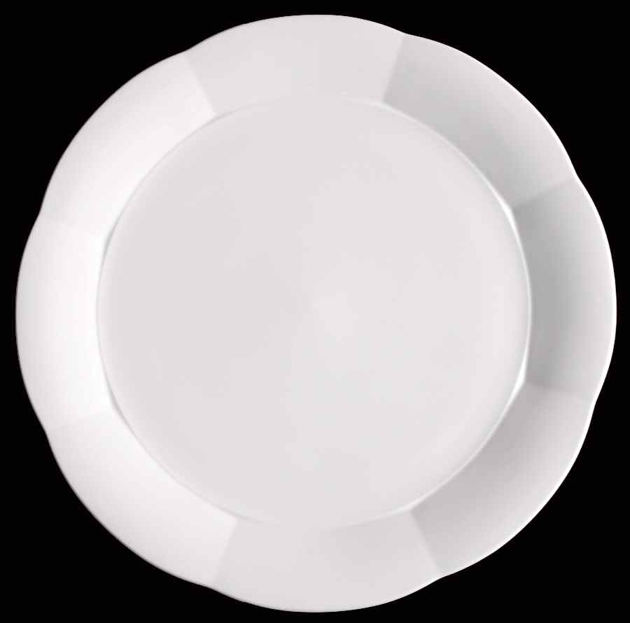 Damasco White 12" Chop Plate (Round Platter) by Villeroy & Boch-1