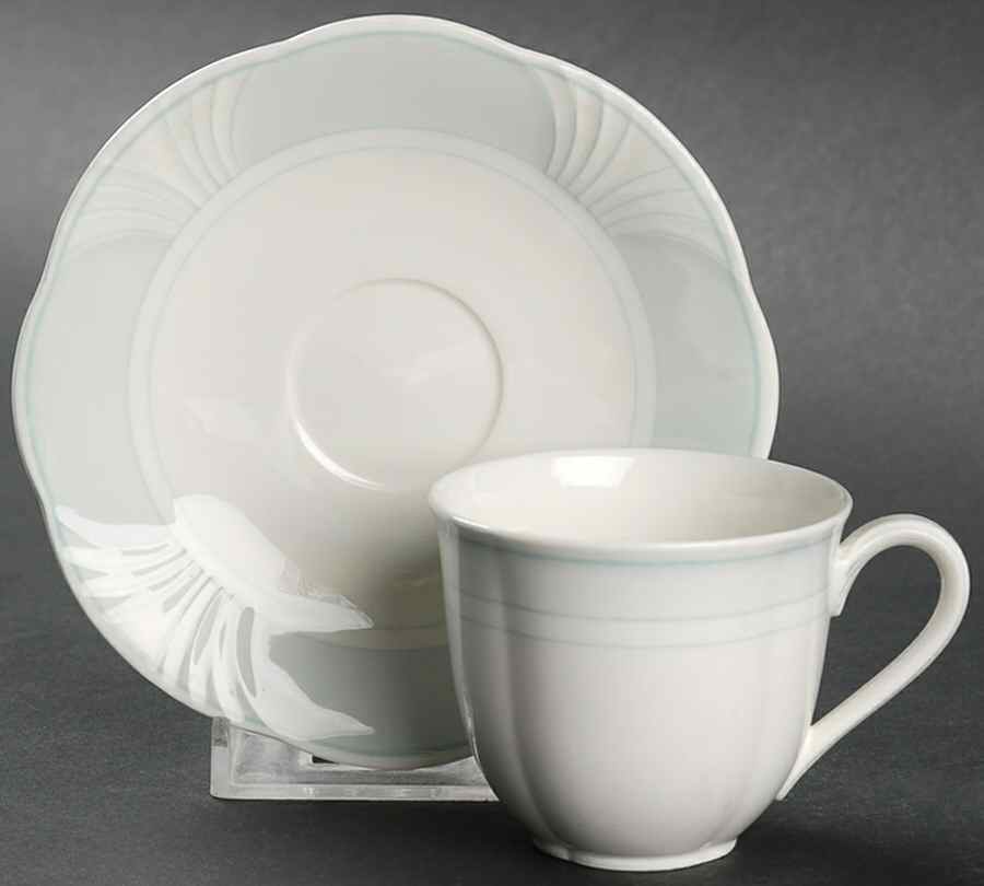 Delta Flat Demitasse Cup & Saucer Set by Villeroy & Boch-1