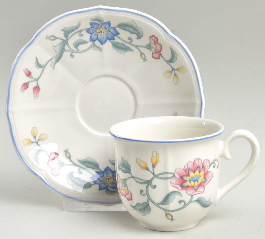 Delia Flat Cup & Saucer Set by Villeroy & Boch-1