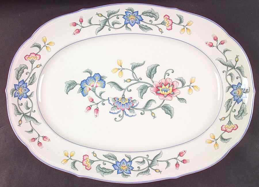 Delia 15" Oval Serving Platter by Villeroy & Boch-1