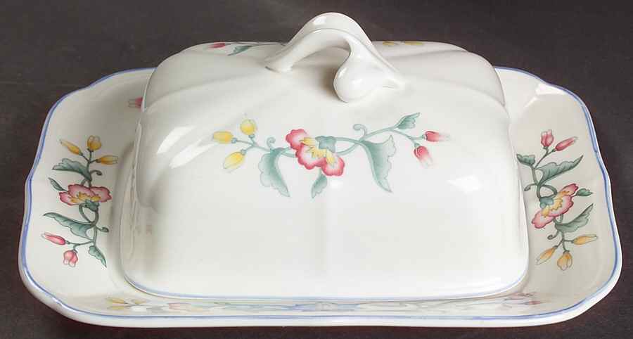 Delia Rectangular Covered Butter by Villeroy & Boch-1