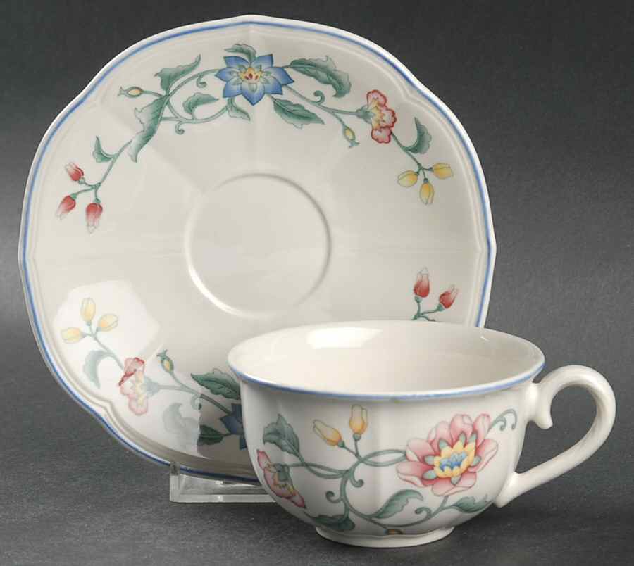 Delia Flat Cup & Saucer Set by Villeroy & Boch-1