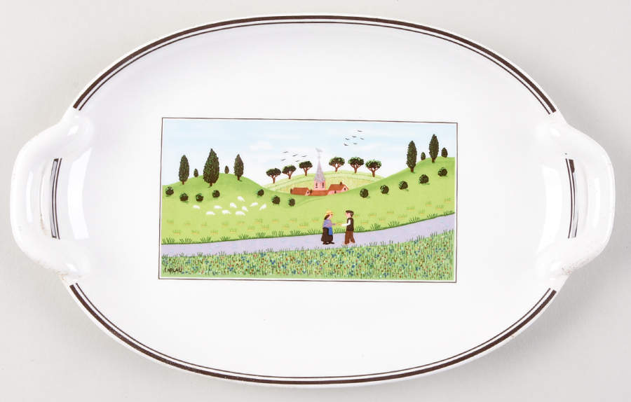 Design Naif 11" Oval Serving Platter by Villeroy & Boch-1