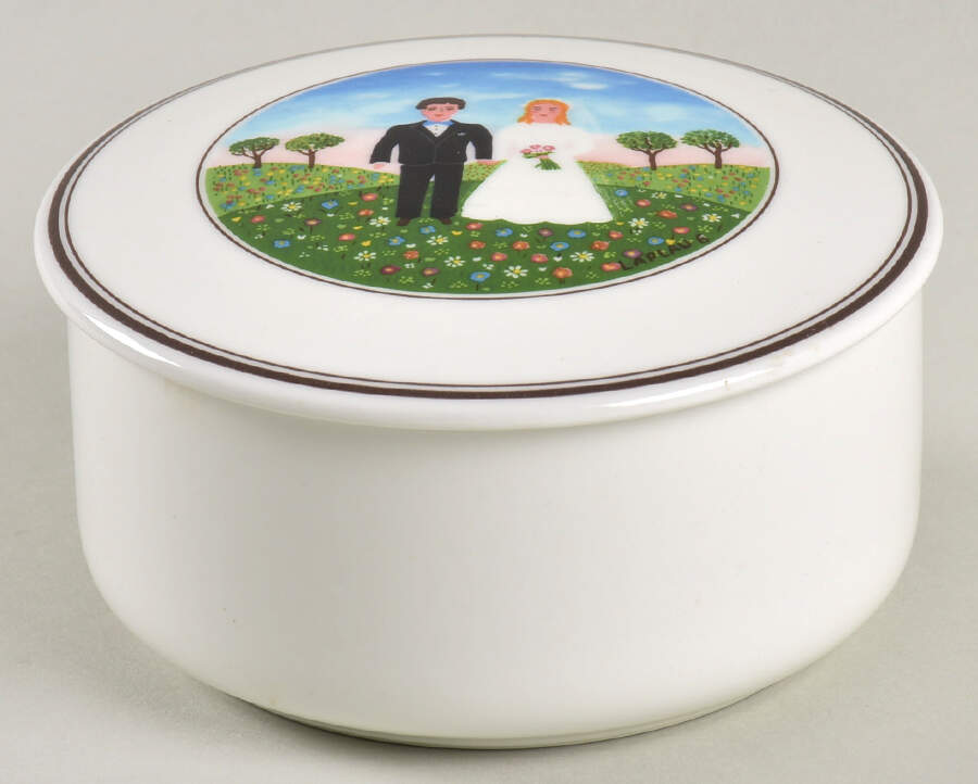 Design Naif 3" Candy Box & Lid by Villeroy & Boch-1