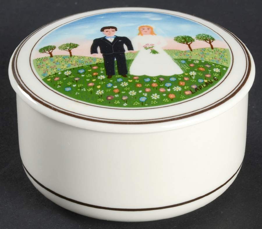 Naif Wedding Lid for 3" Candy Box by Villeroy & Boch-1