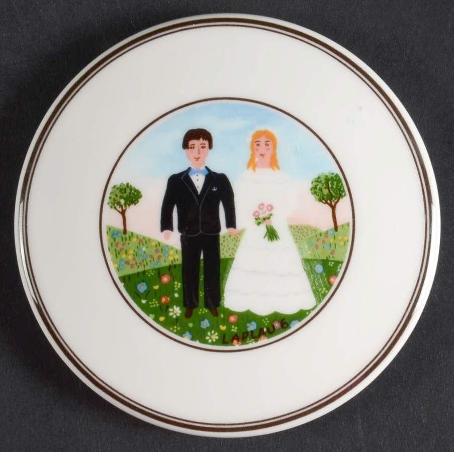 Naif Wedding Lid for 3" Candy Box by Villeroy & Boch-1