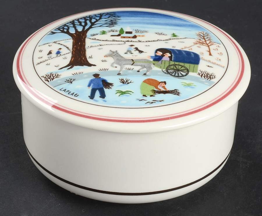Design Naif 4" Candy Box & Lid by Villeroy & Boch-1