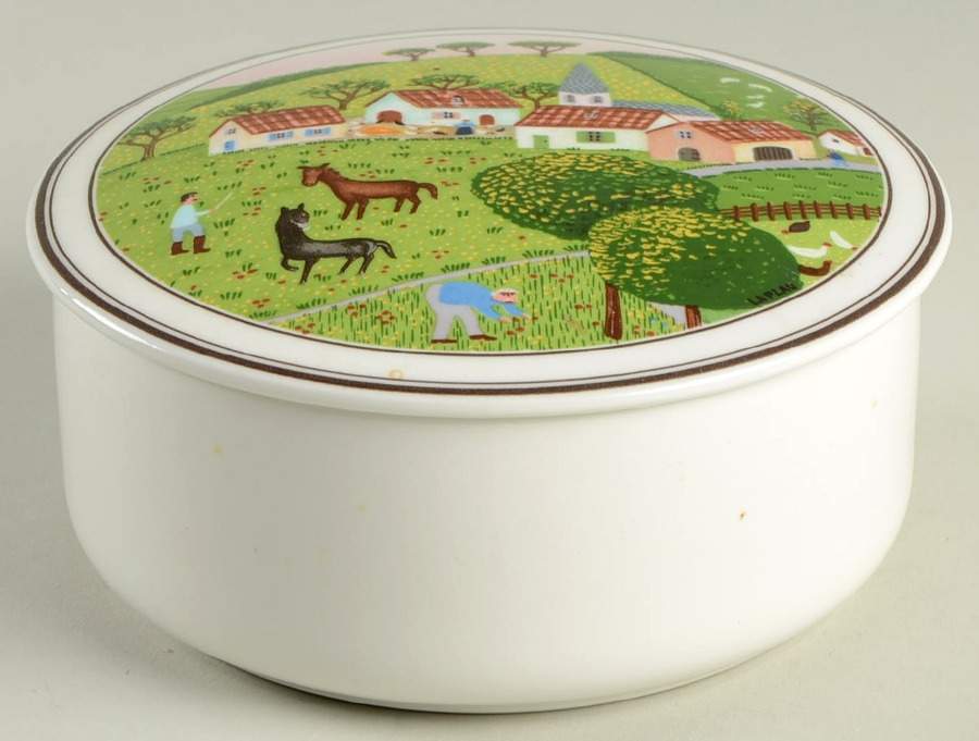 Design Naif 5" Candy Box with Lid by Villeroy & Boch-1