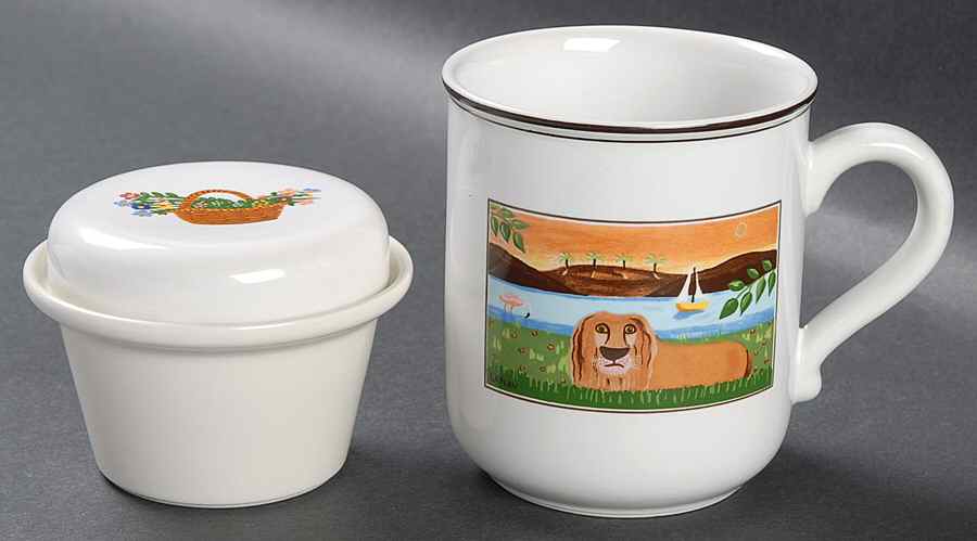 Design Naif Mug & Lid w/Tea Strainer Set by Villeroy & Boch-1