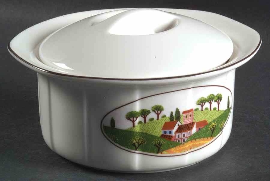 Design Naif Bouillon Cup and Saucer with Lid No Saucer by Villeroy & Boch-1