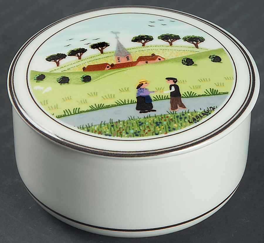 Design Naif 3" Candy Box & Lid by Villeroy & Boch-1
