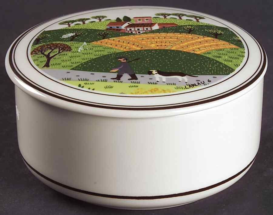 Design Naif 4" Candy Box & Lid by Villeroy & Boch-1