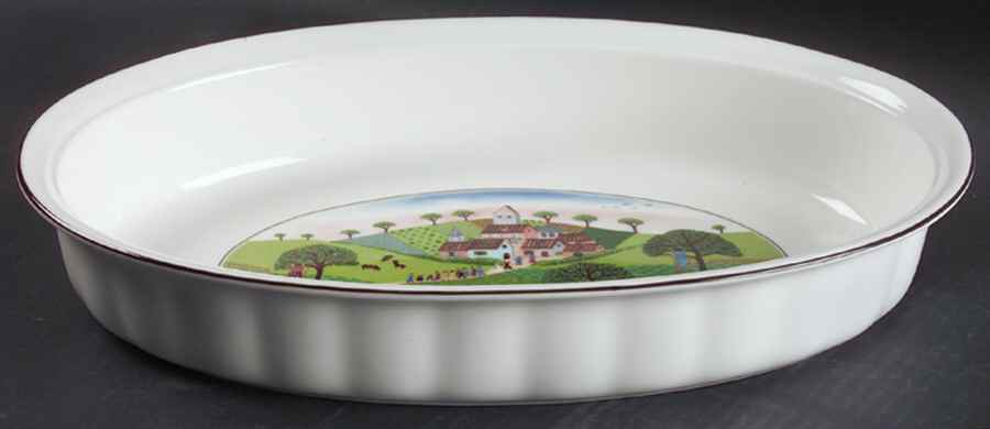 Design Naif 13" Oval Baker by Villeroy & Boch-1