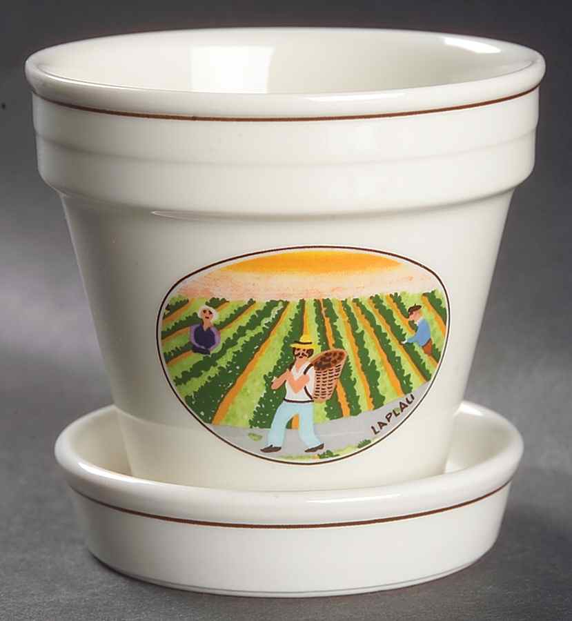 Design Naif 3" Flower Pot & Underplate by Villeroy & Boch-1